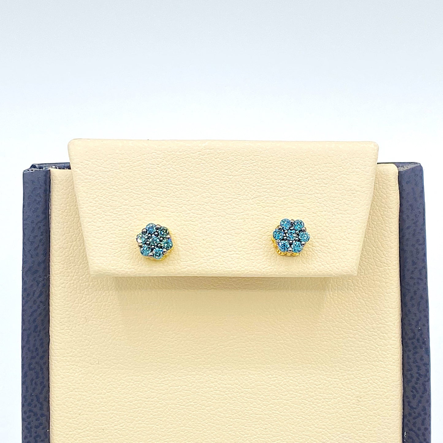 10K Yellow Gold Diamond Studs 0.38CT Diamond