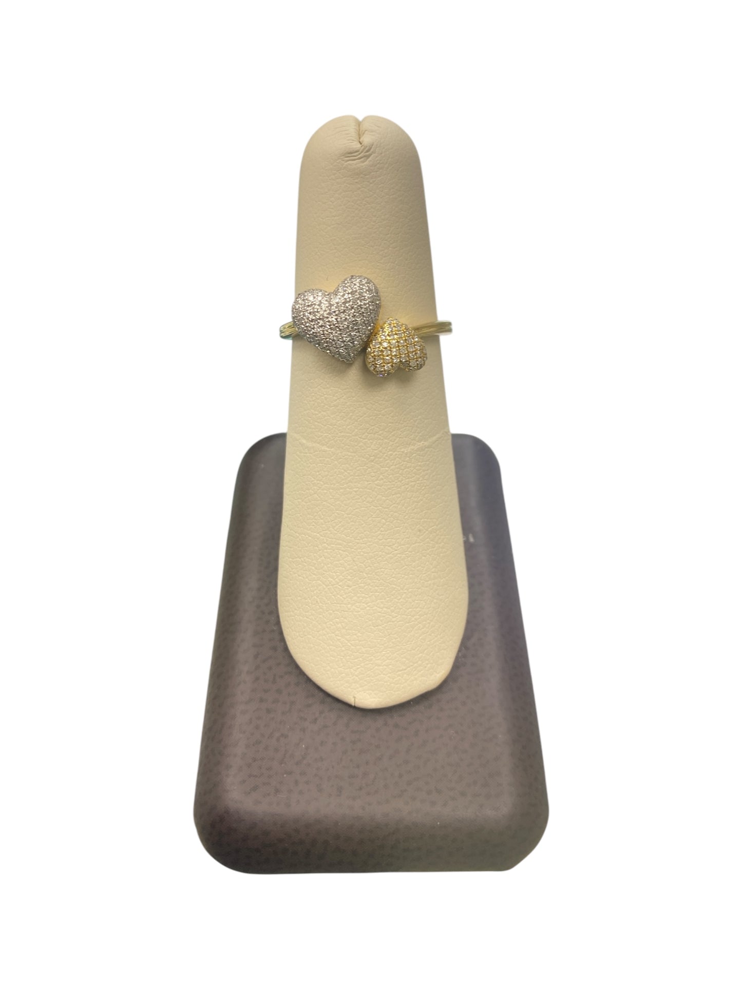 10K Yellow Gold “Heart” Ring with 0.26Ct Diamonds