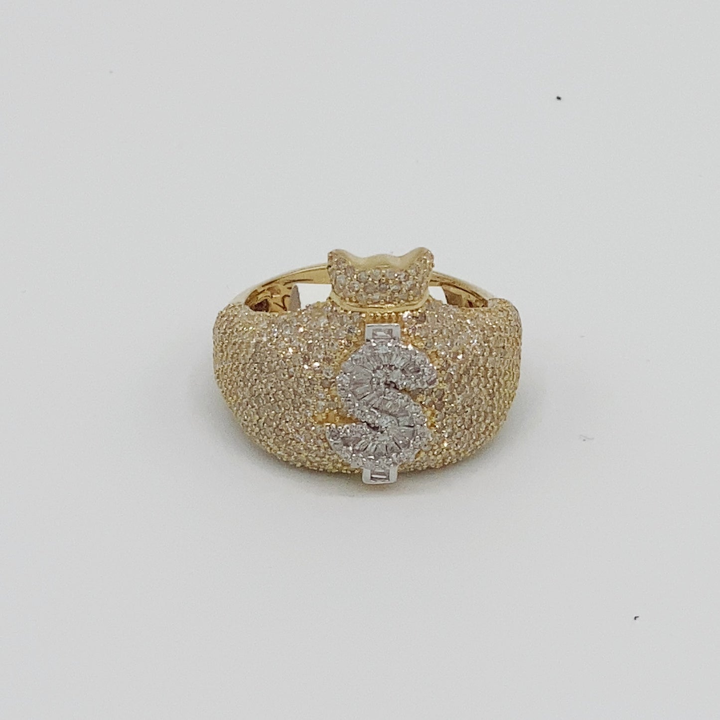 14K Yellow Gold Men's Ring