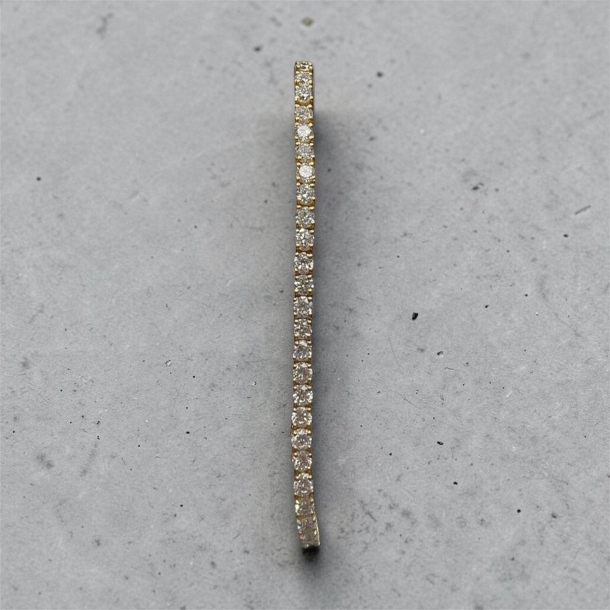 925 Sterling Silver Bracelet in Yellow with 5.40CT Lab Diamonds
