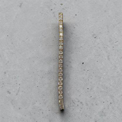 925 Sterling Silver Bracelet in Yellow with 5.40CT Lab Diamonds