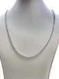 14K White Gold Tennis Necklace with 10.18Ct Diamonds