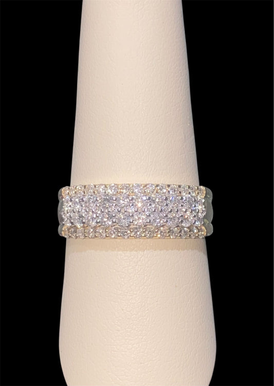10K Yellow Gold Diamond Ring with 1.15CT