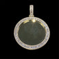 10K Yellow Gold Picture Pendant with 2.15CT Diamonds.