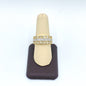 10K Yellow Gold Men's Band/Ring 1.85CT Diamonds