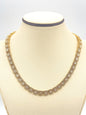 10K Yellow Gold Baguette Necklace 14.05CT Diamonds