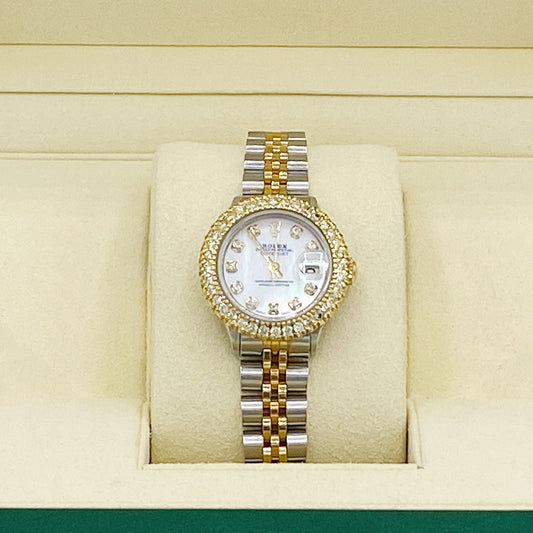 26MM Oyster Perpetual Datejust with Diamond Bezel