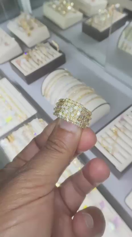 10K YG 3.0CT ladies Diamond Ring
