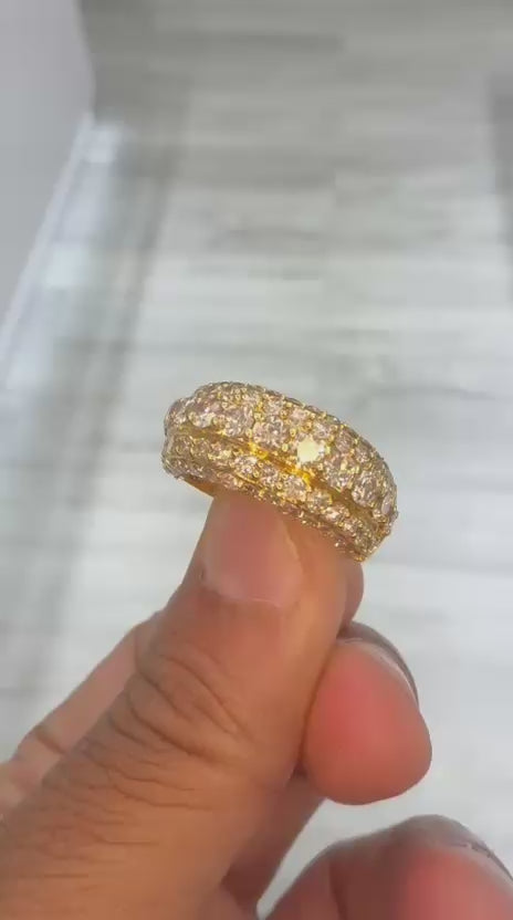 10K Yellow Gold 3.03CT Diamond Ring